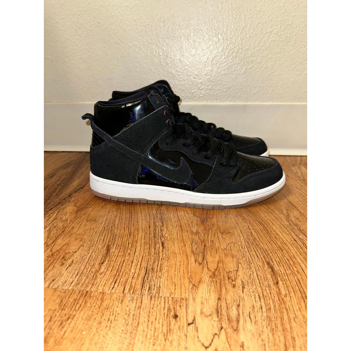 Nike Sb Zoom Dunk High Pro Black White Clear